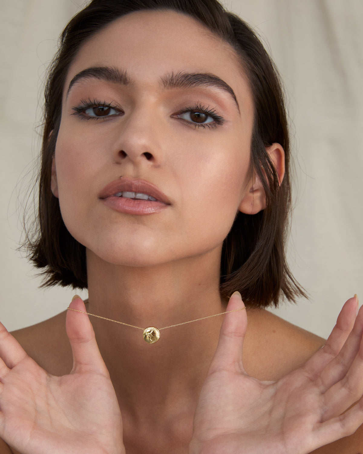 Us Against The World Icon Necklace