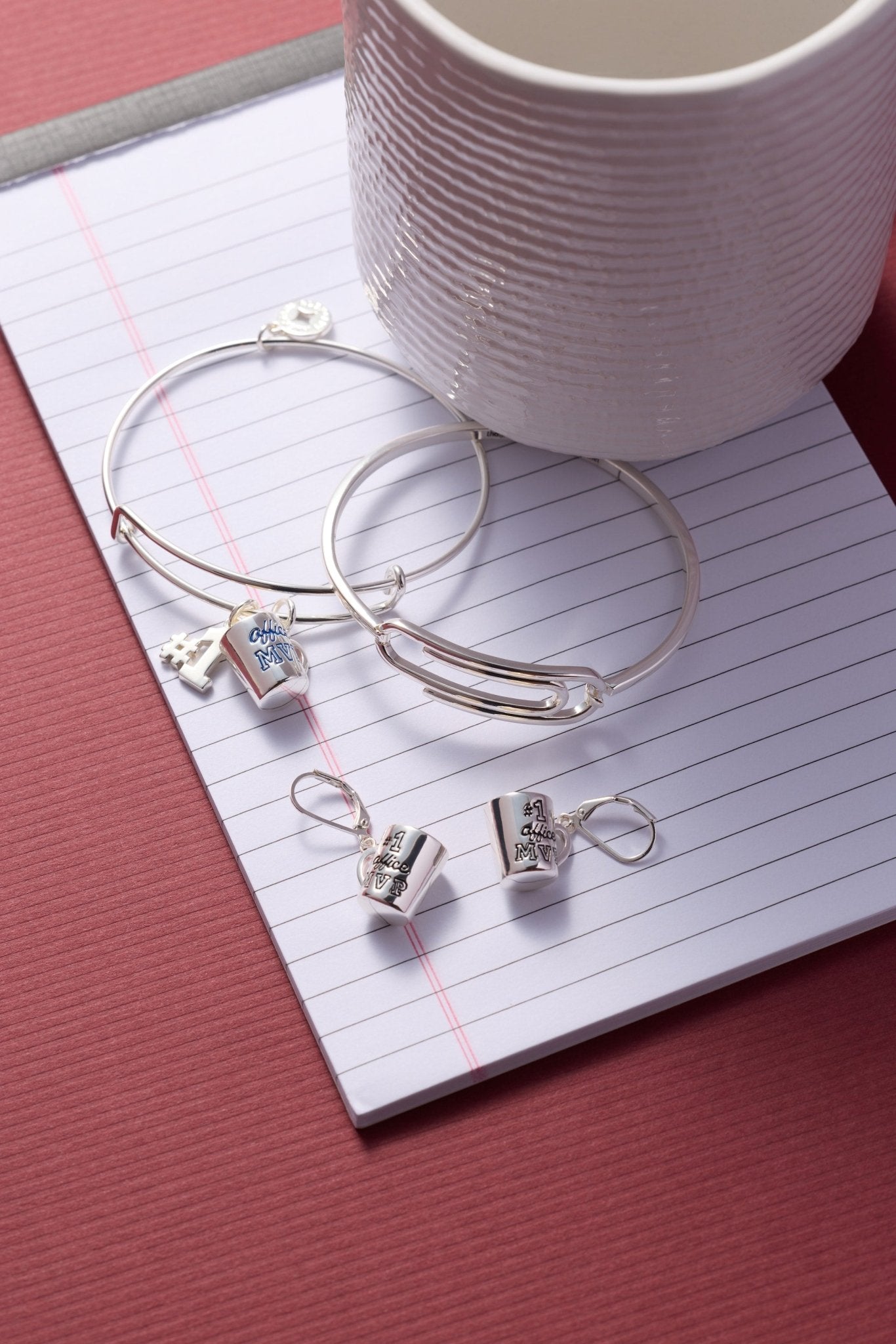1 'Office MVP' Mug Earrings by ALEX AND ANI at Shirley Shoppe