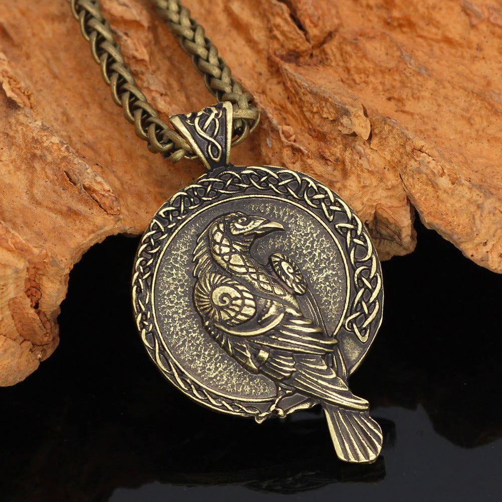 Women's & Men's Viking Logo Crow Vintage For Trendy Sweater Pendants