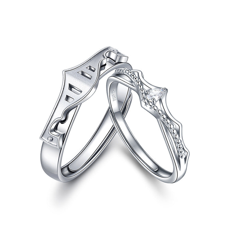 Women's & Men's One Pair Gift Commemorative Index Finger Rings