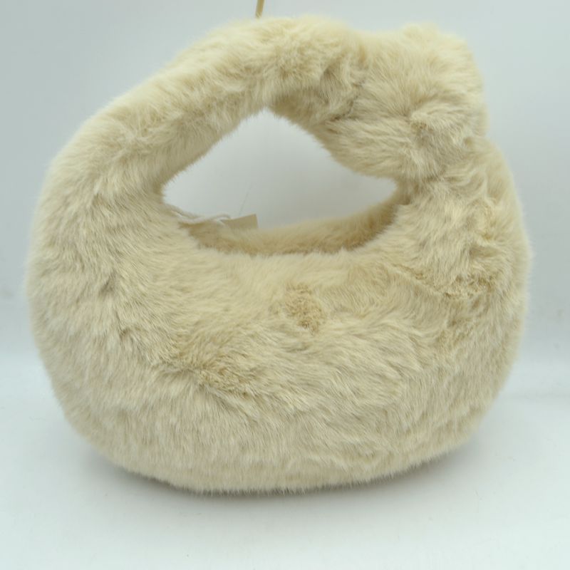 Structured Shoulder Bag with Long Double Straps and Clasp