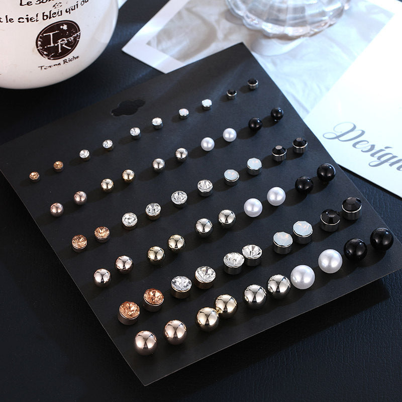Stylish Flower January Gold Ear-ring Clip Earrings