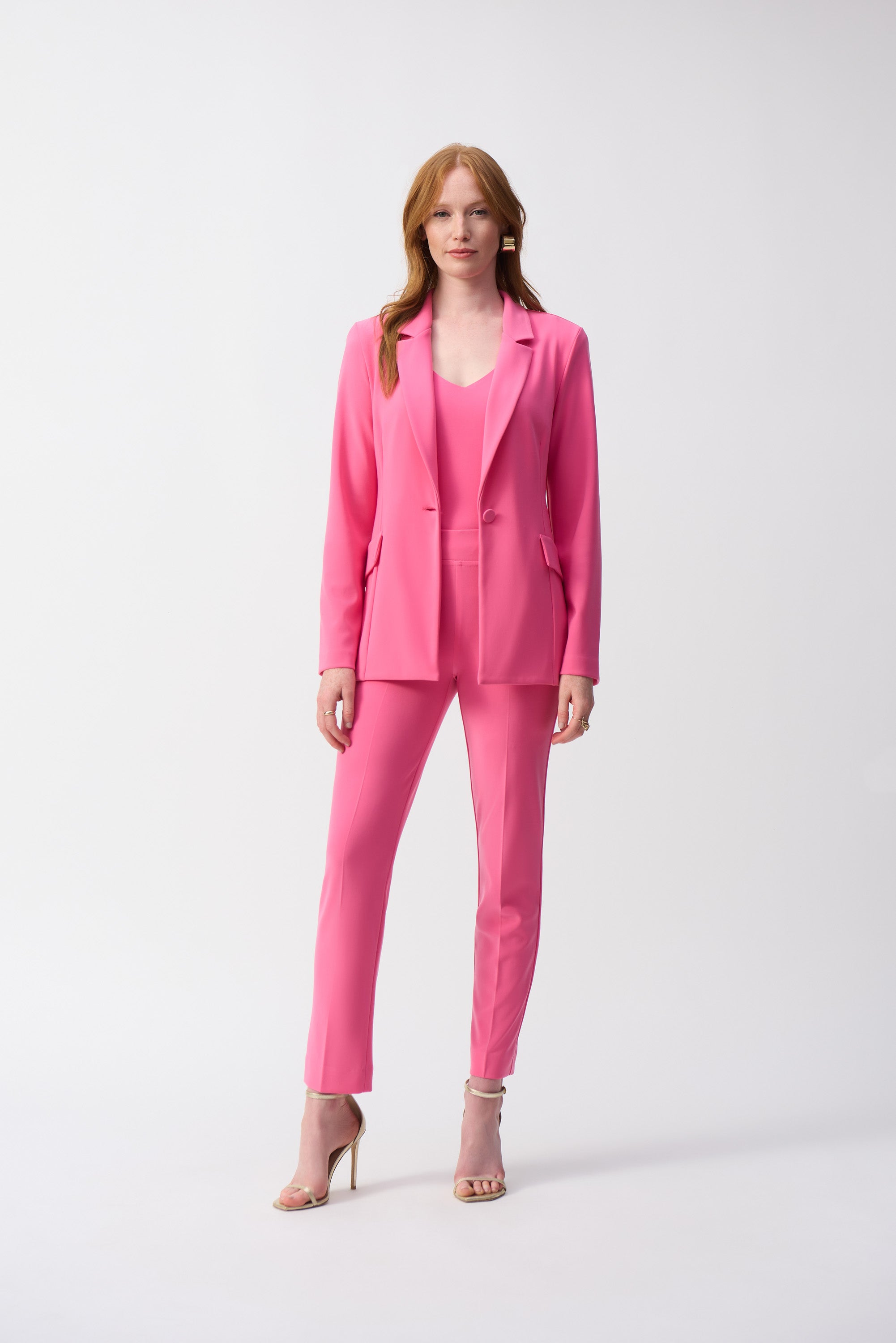 Joseph Ribkoff Bubble Gum Classic Straight Pant Style 143105