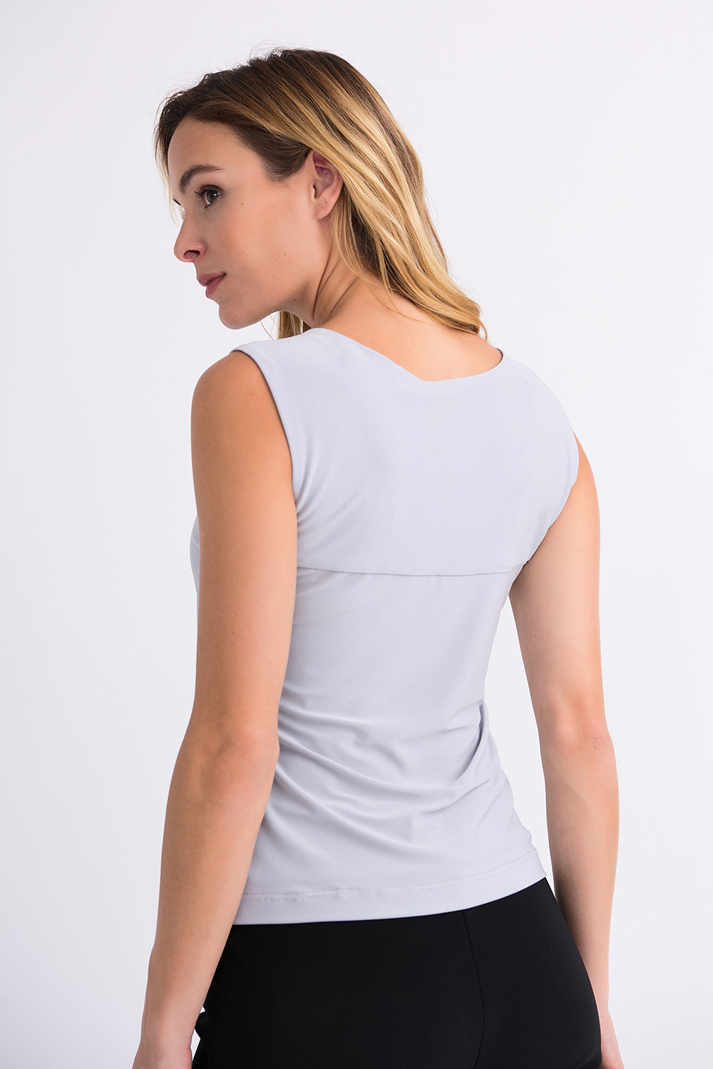 Joseph Ribkoff Grey Frost Classic Square Neck Cami Style 143132