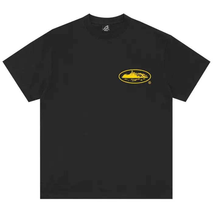 Corteiz OG Island Tee 'Black/Yellow'