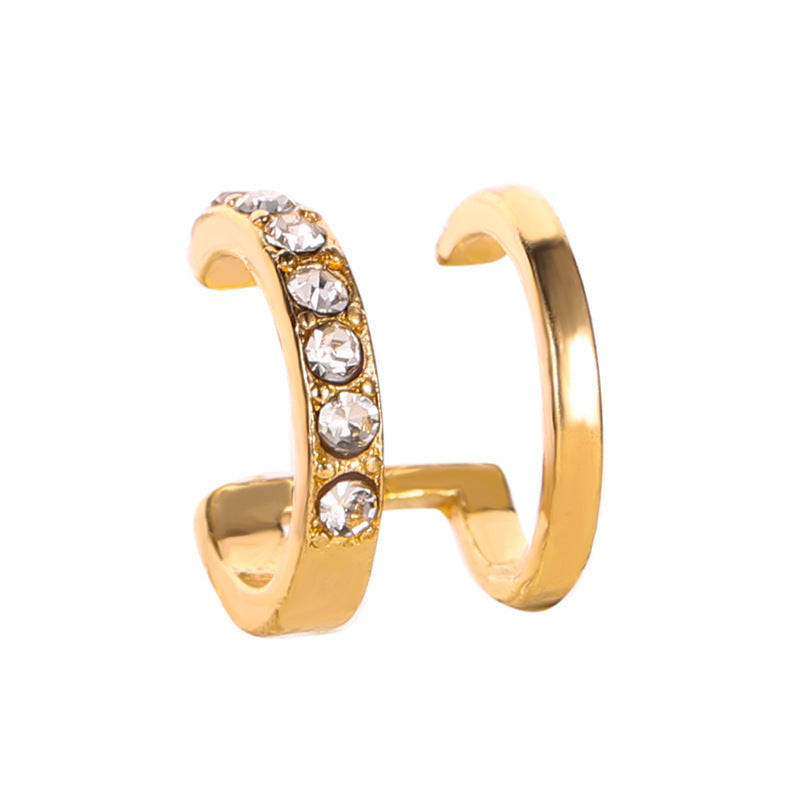 Women's Geometric Clips Retro Minimalist Creative Design Ear Clip