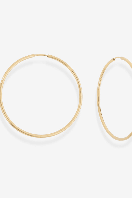 Shashi Endless Hoop Earrings