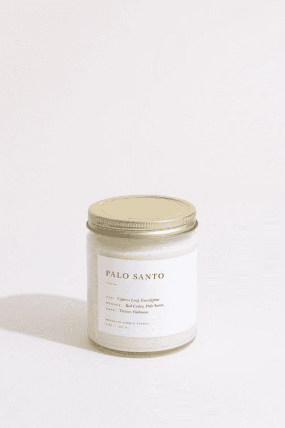 Brooklyn Candle Studio Palo Santo Minimalist Candle