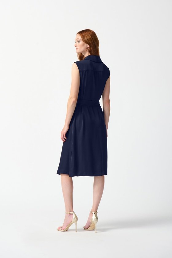 Woven Sleeveless Wrap Dress