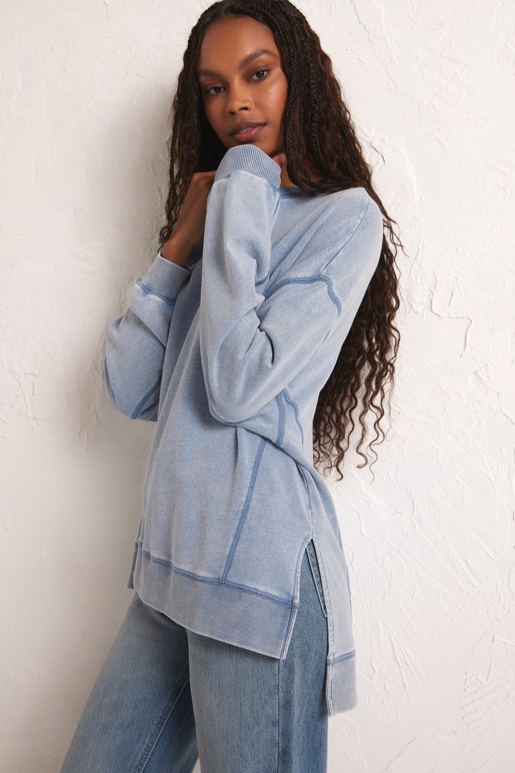 Knit Denim Weekender