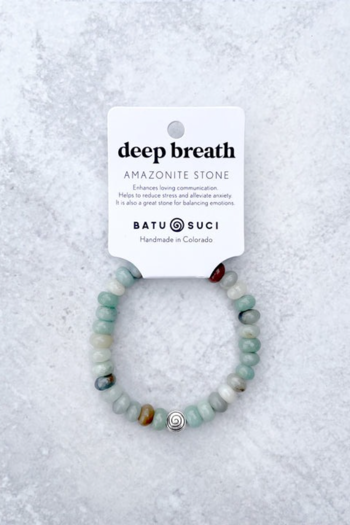 Deep Breath Rondelle Bracelet