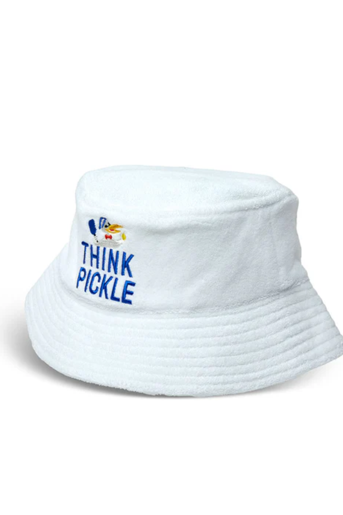 “Think Pickle” Top Spin Bucket Hat