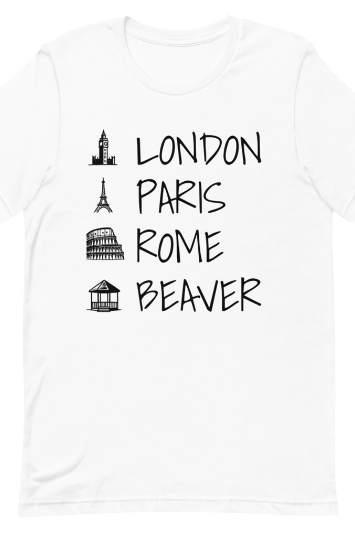 London Paris Rome Beaver Shirt