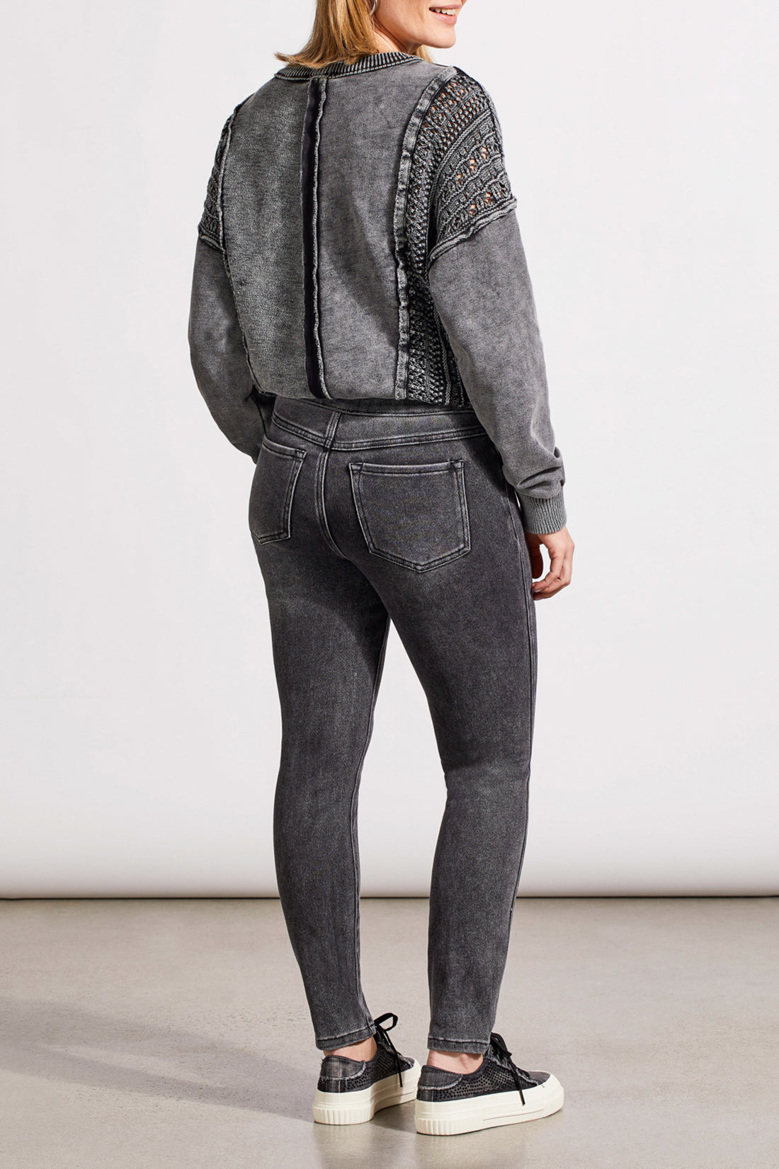 Audrey Pull-On Ankle Faded Black