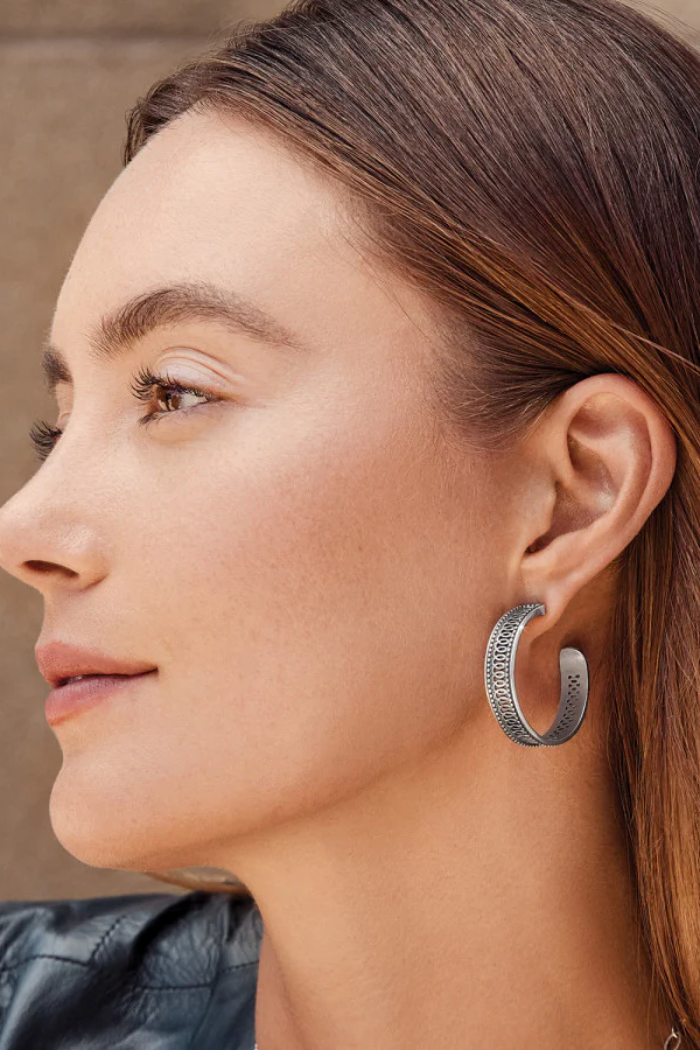 Ferrara Siena Large Hoop Earrings