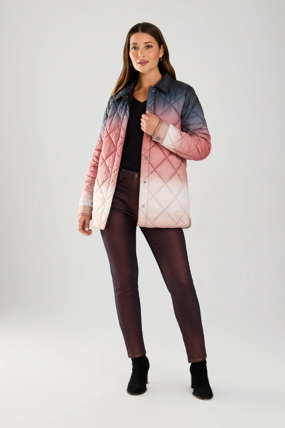 Quilted Ombre Jacket