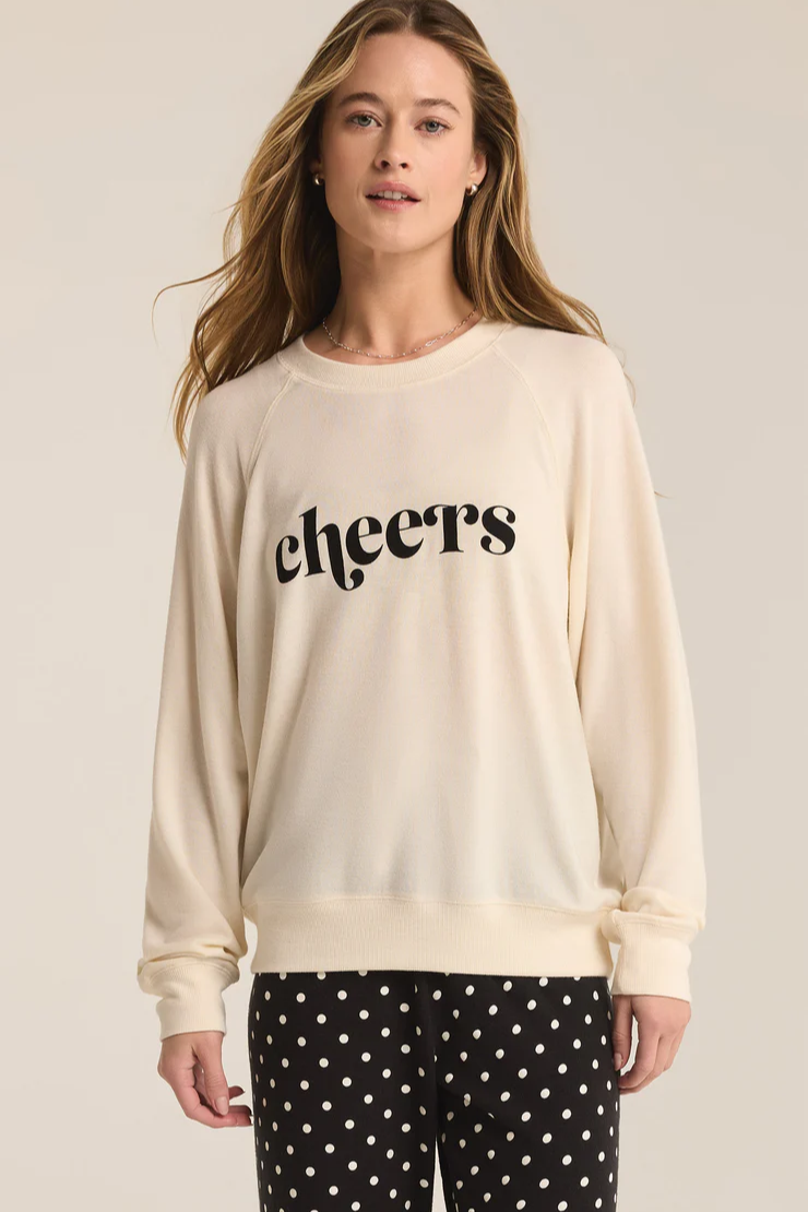 Cassie Cheers Long Sleeve Raglan