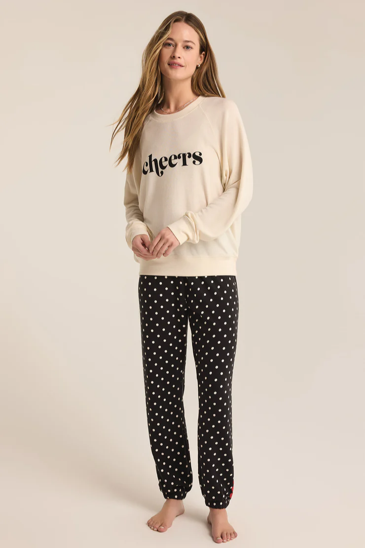 Cassie Cheers Long Sleeve Raglan
