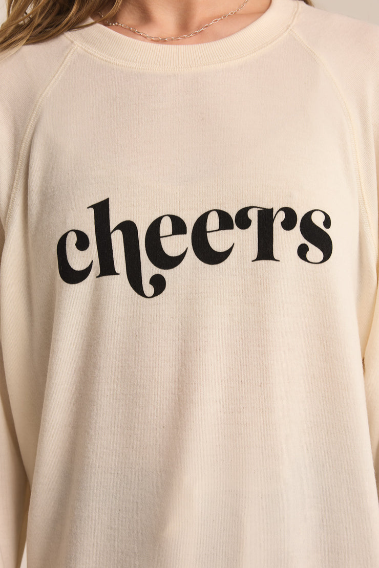 Cassie Cheers Long Sleeve Raglan