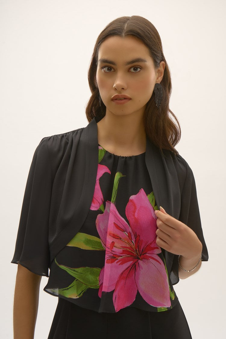 Georgette Bell Sleeve Bolero