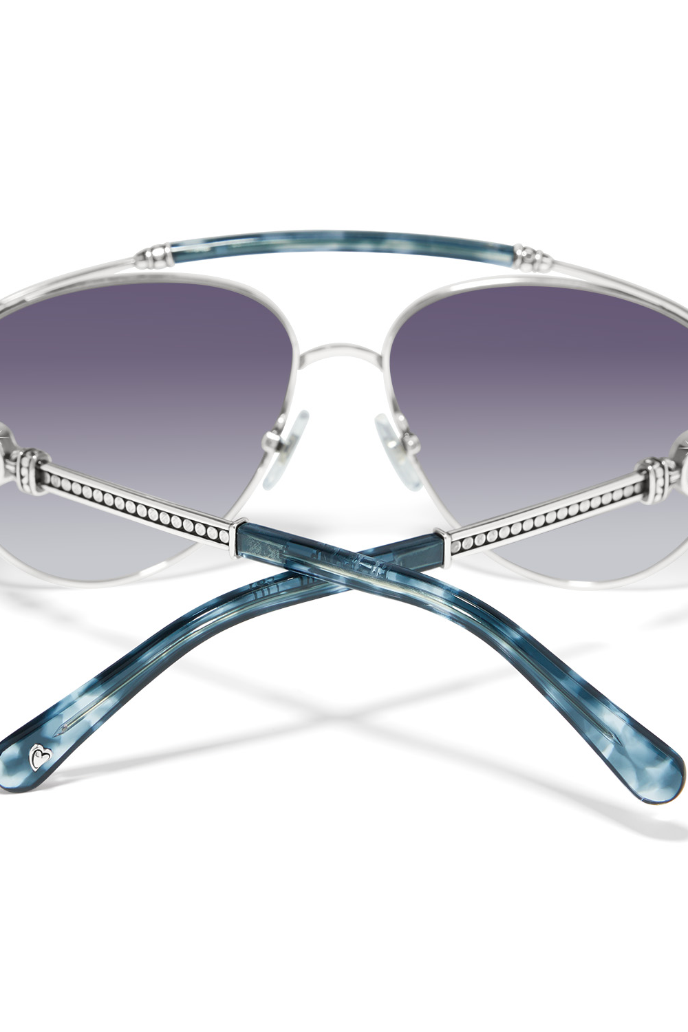 Contempo Medallion Aviator Sunglasses