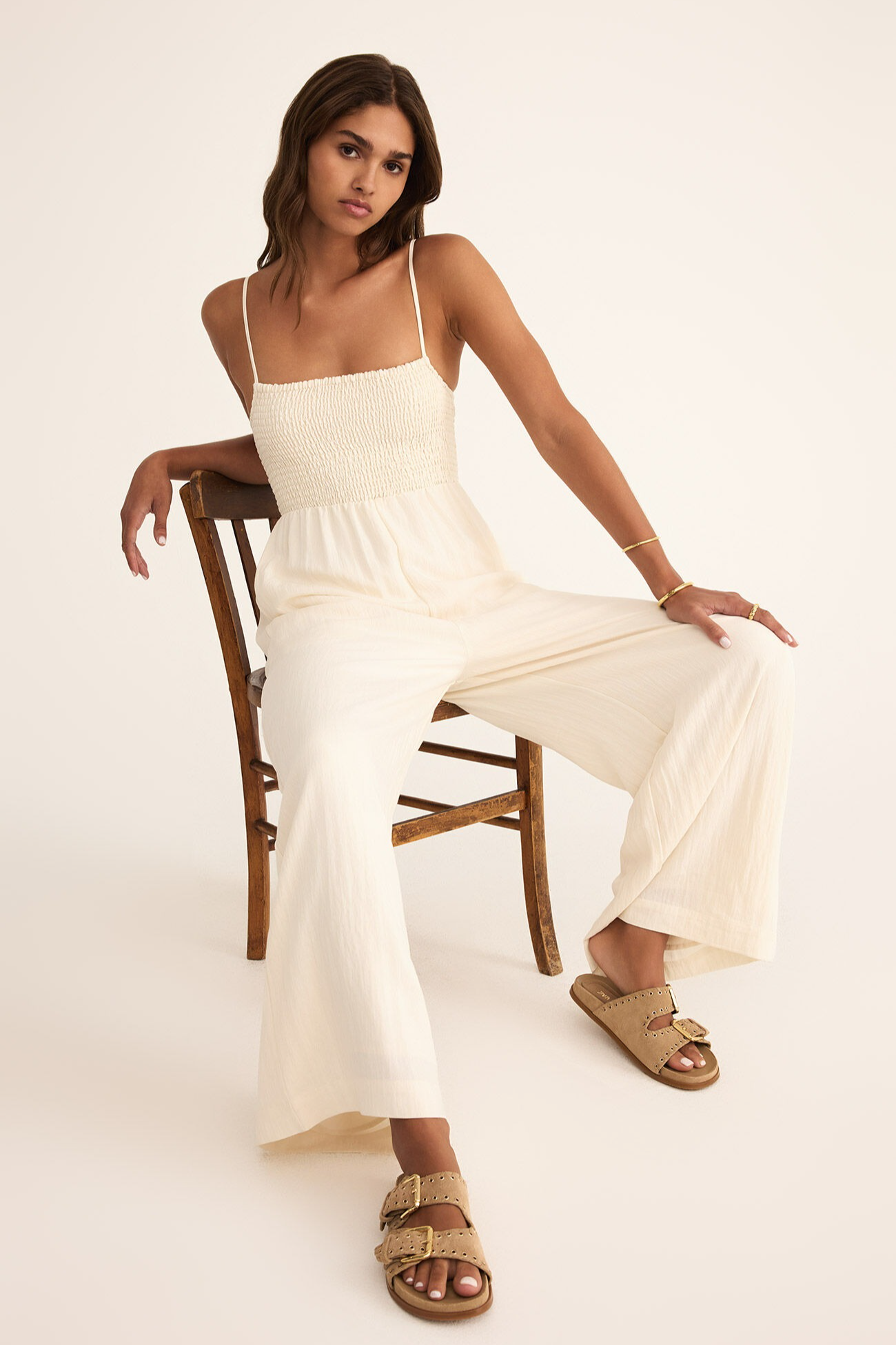 Float On Wide-Leg Jumpsuit