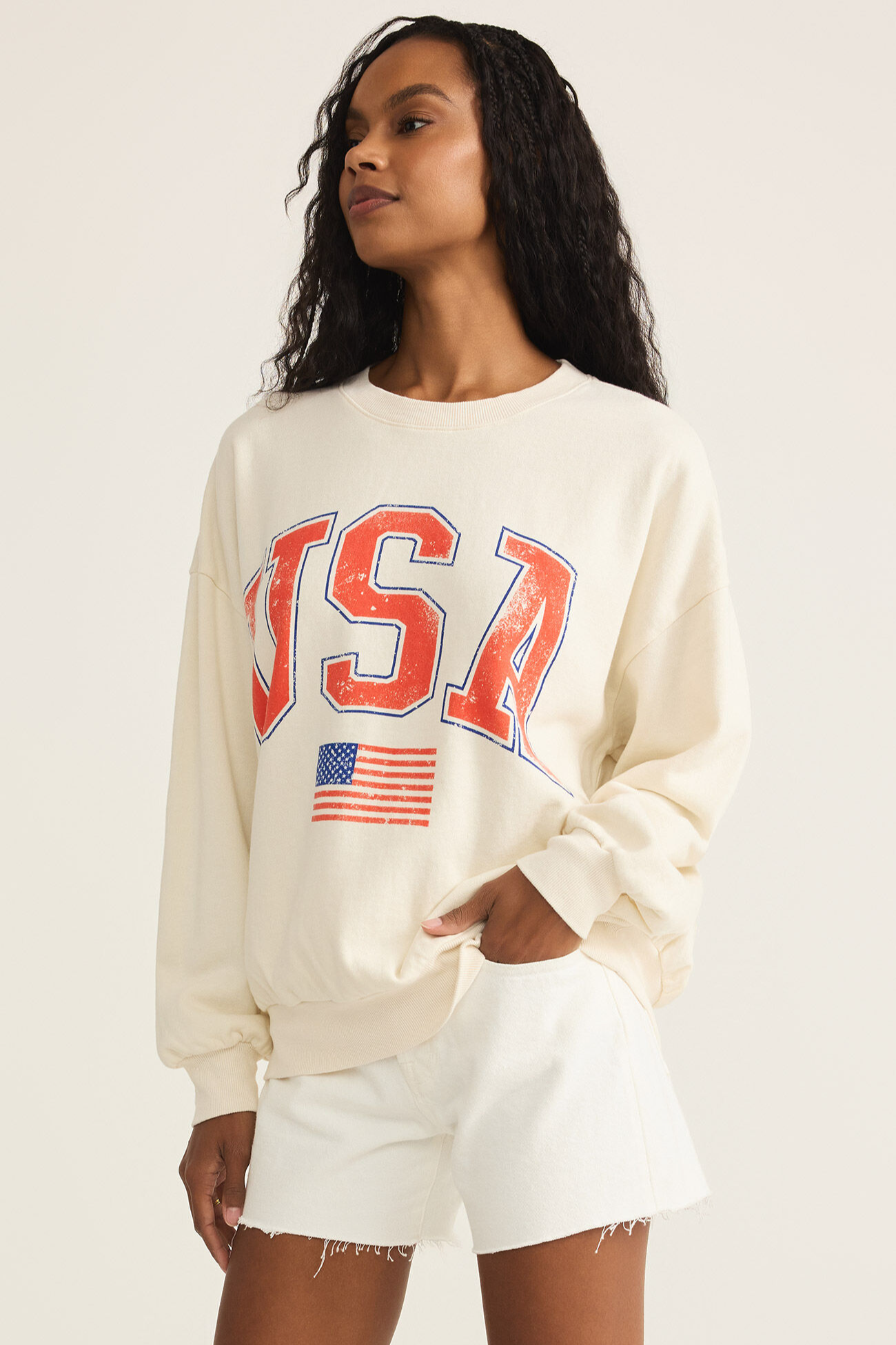 Flag Sunday Sweatshirt