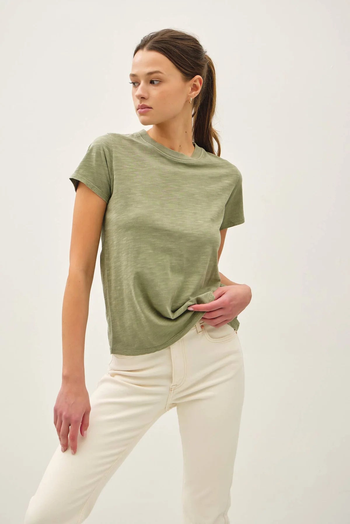 Classic Cut Acid Washed Tee