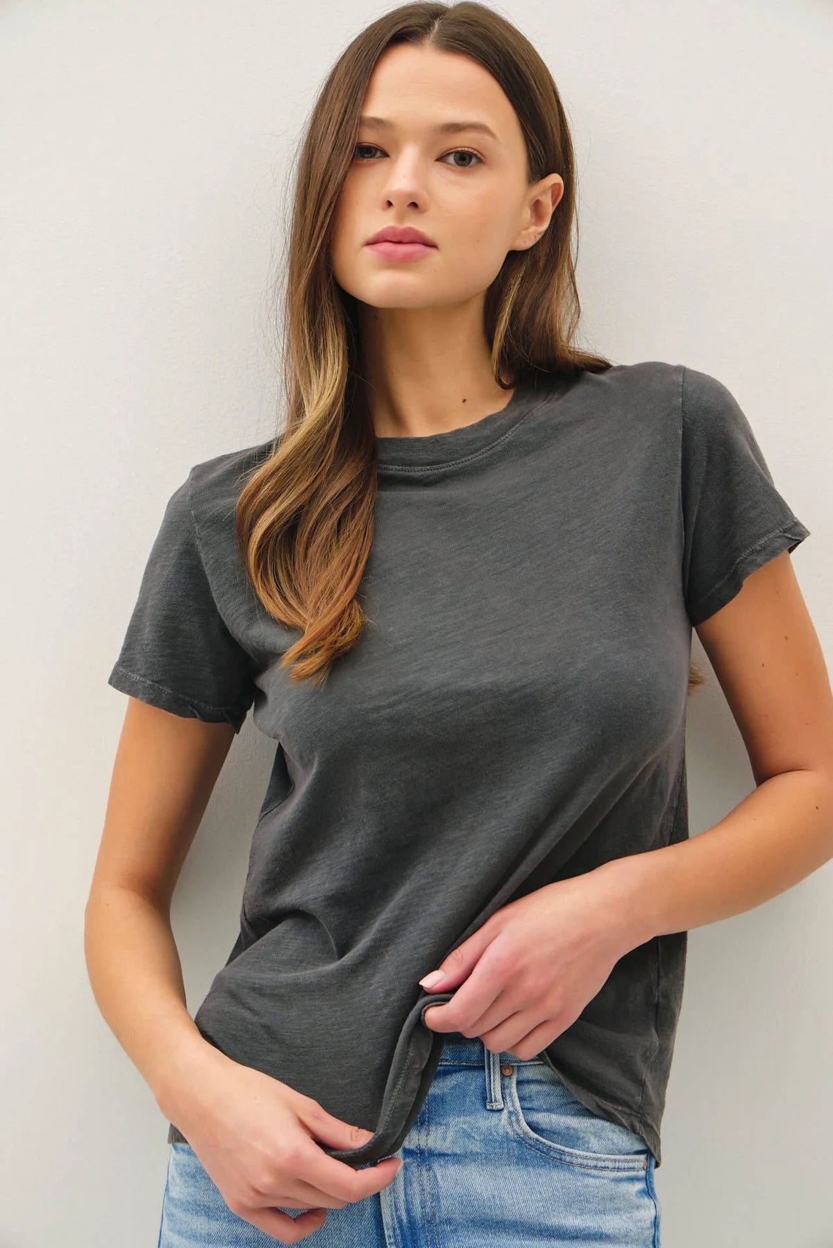 Classic Cut Acid Washed Tee