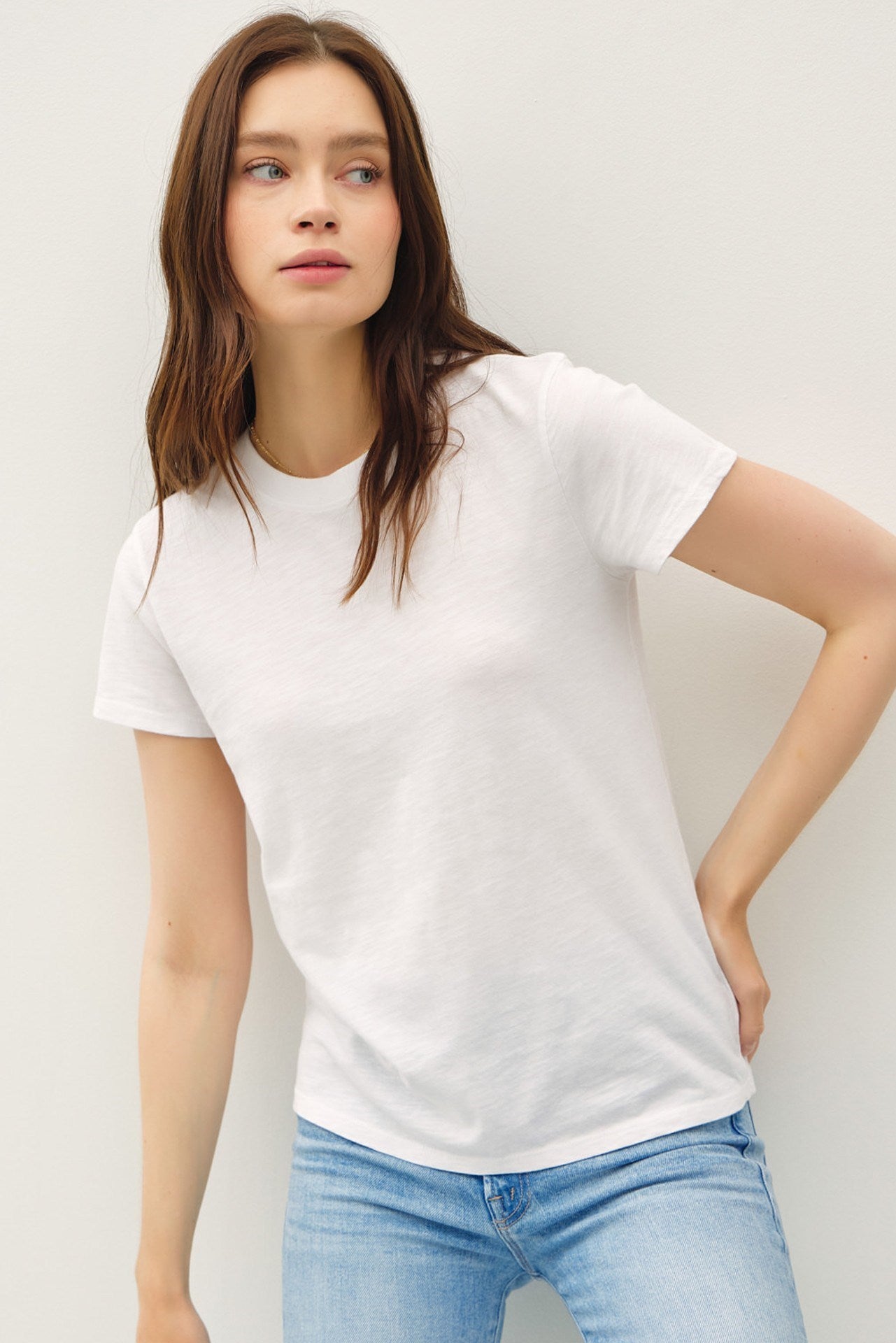 Classic Cut Acid Washed Tee