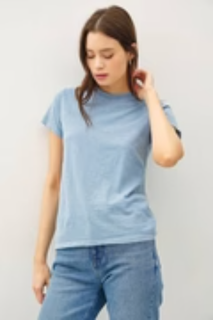 Classic Cut Acid Washed Tee