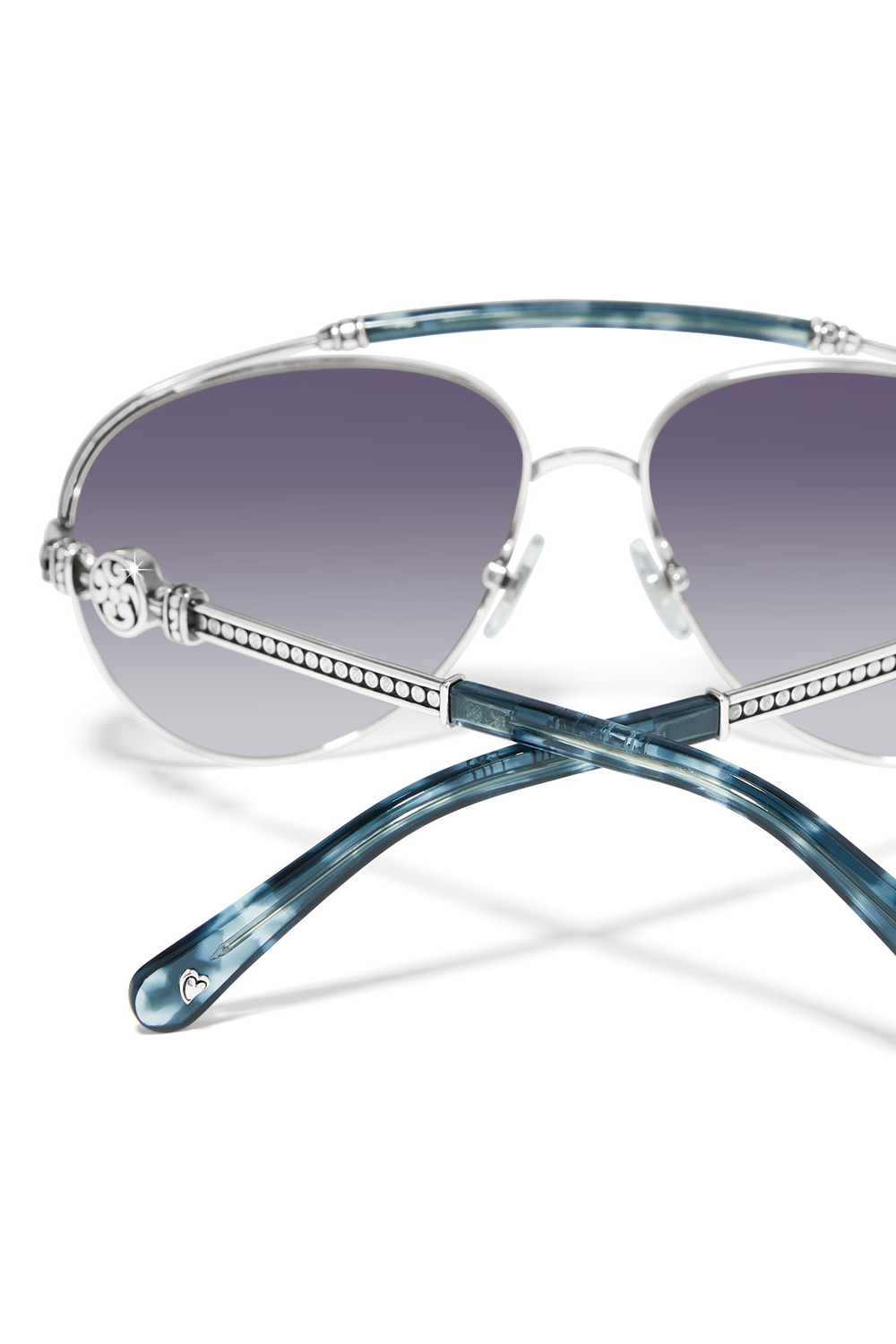 Contempo Medallion Aviator Sunglasses
