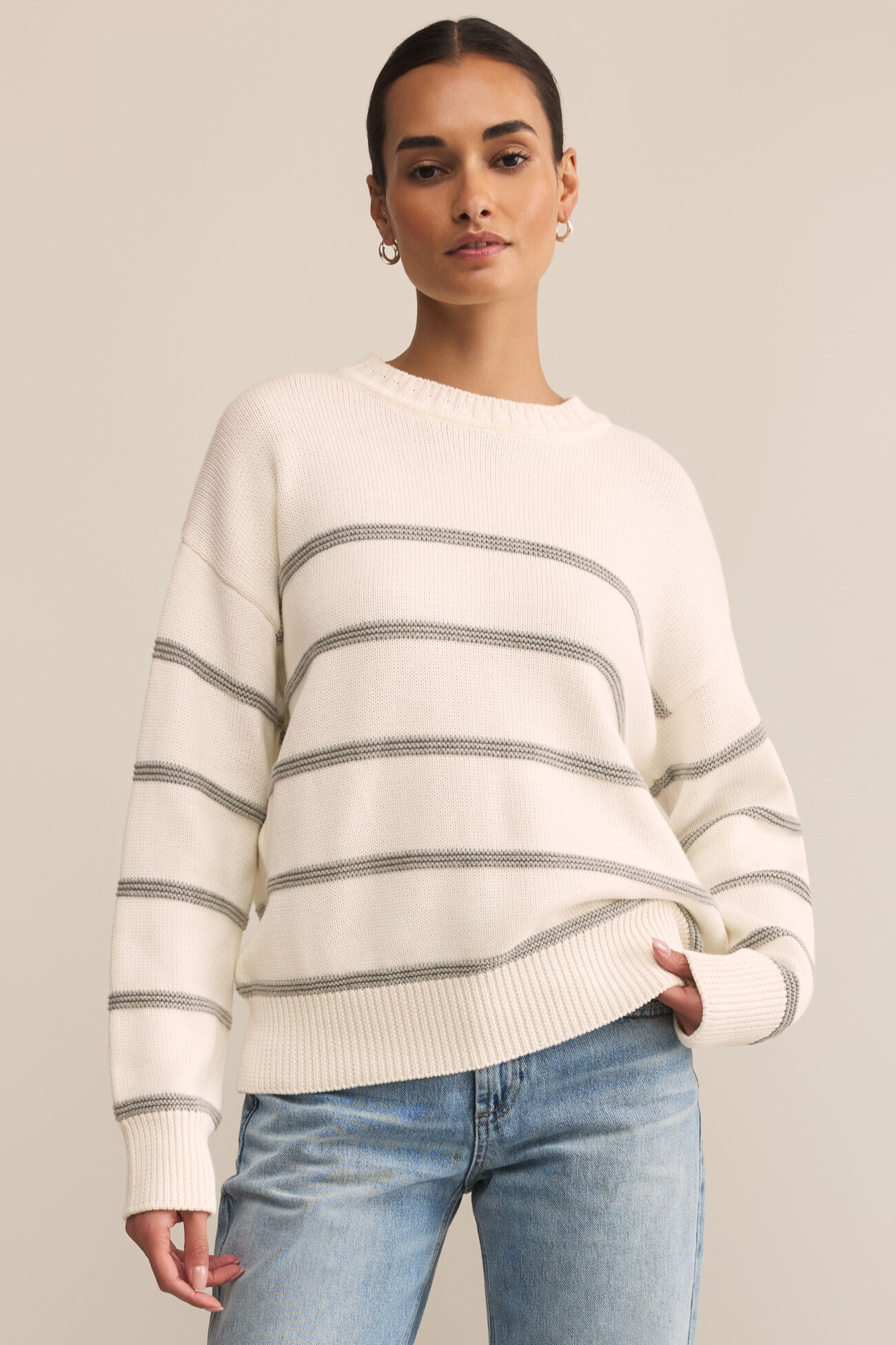 Boyfriend Striped Sweater
