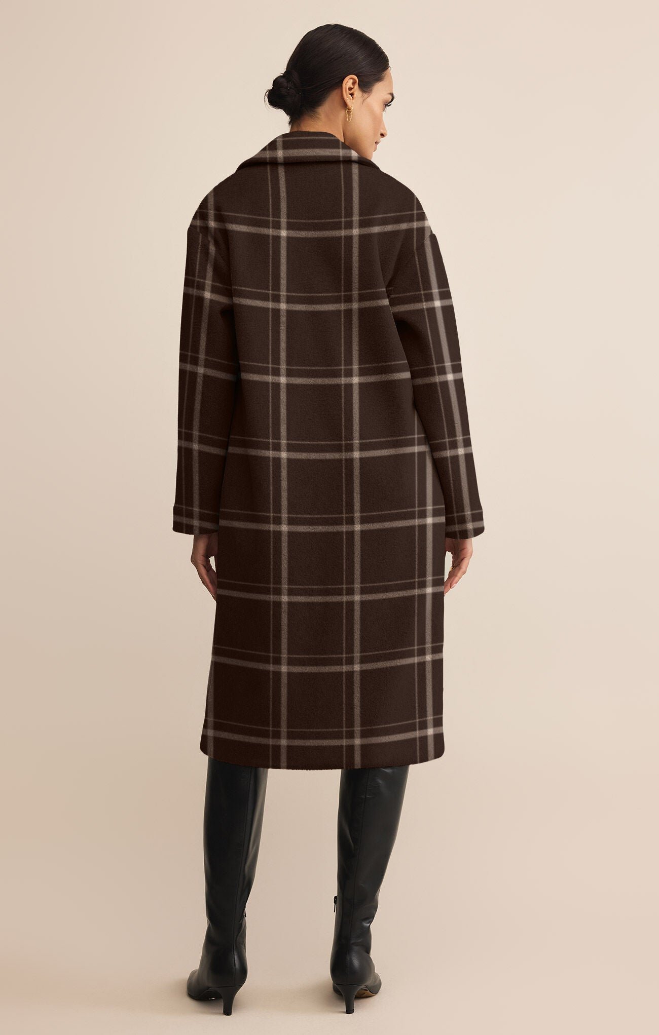 Mason Sweater Plaid Coat