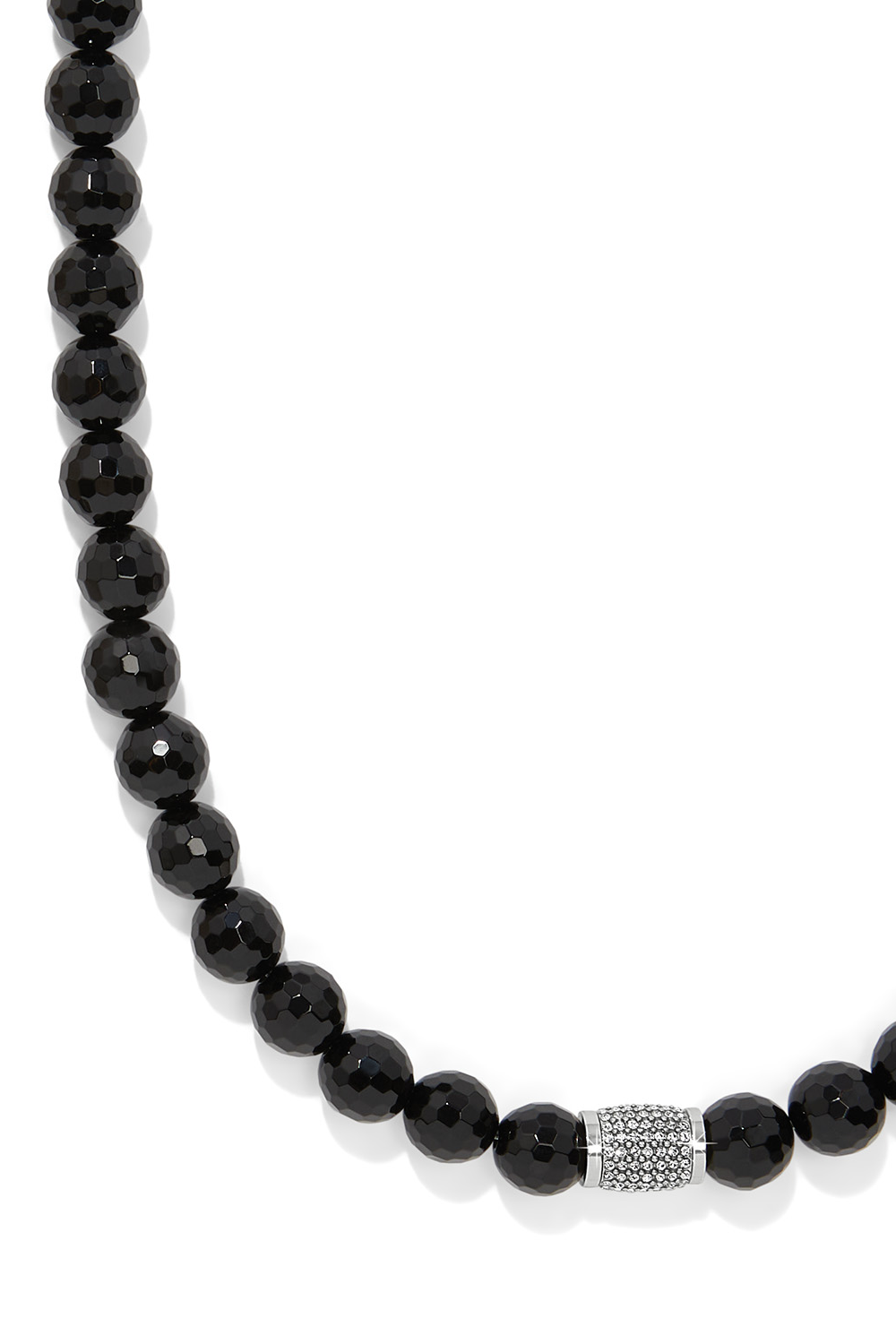 Meridian Solis Black Bead Necklace