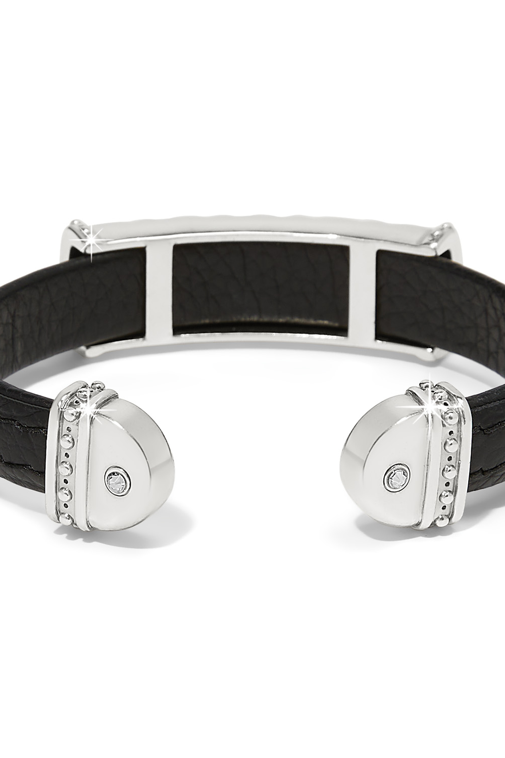 Mosaic Two Tone Black Bar Cuff
