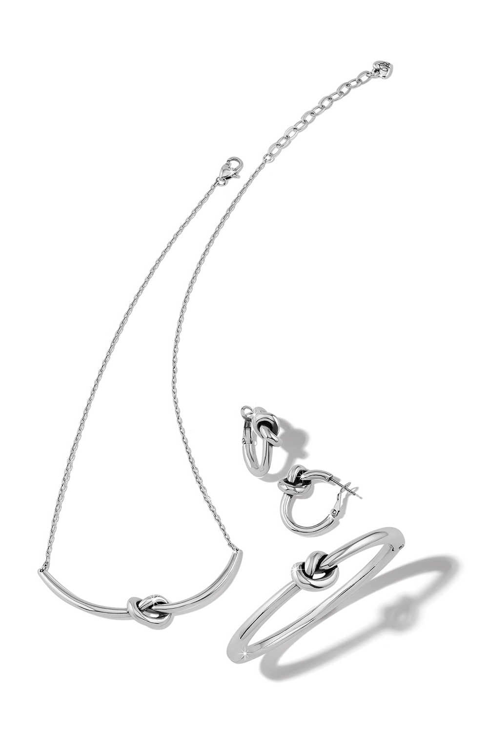 Interlok Single Knot Silver Hinge