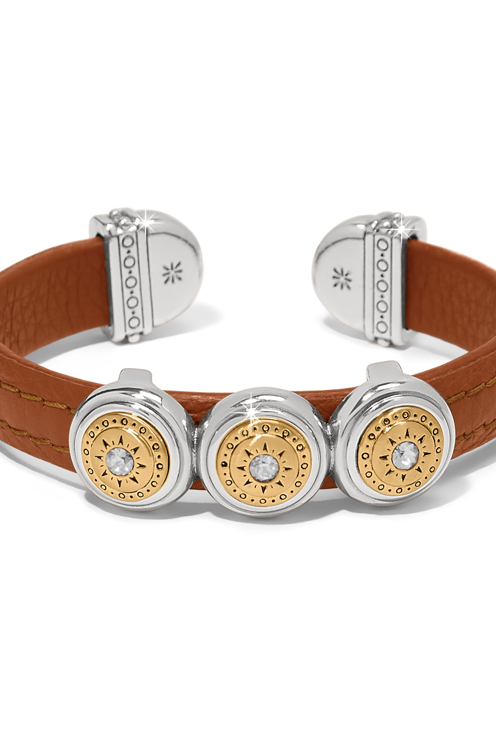 Mosaic Two Tone Luggage Disc Cuff