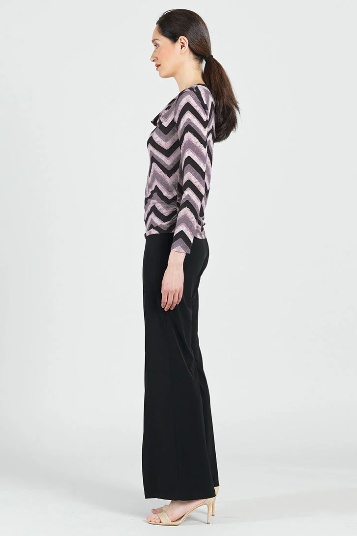 Clara Sunwoo Cowl Neck Side Ruched Top