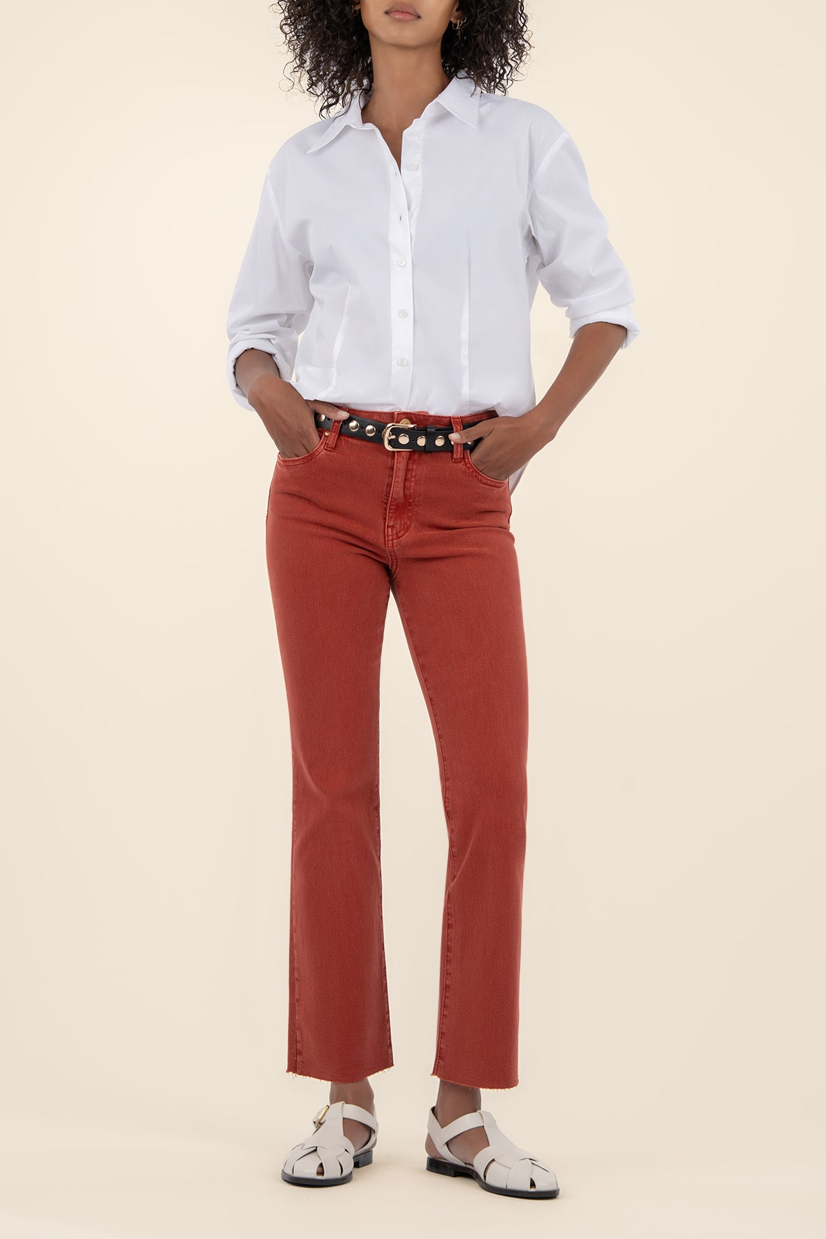 Kelsey High Rise Ankle Flare