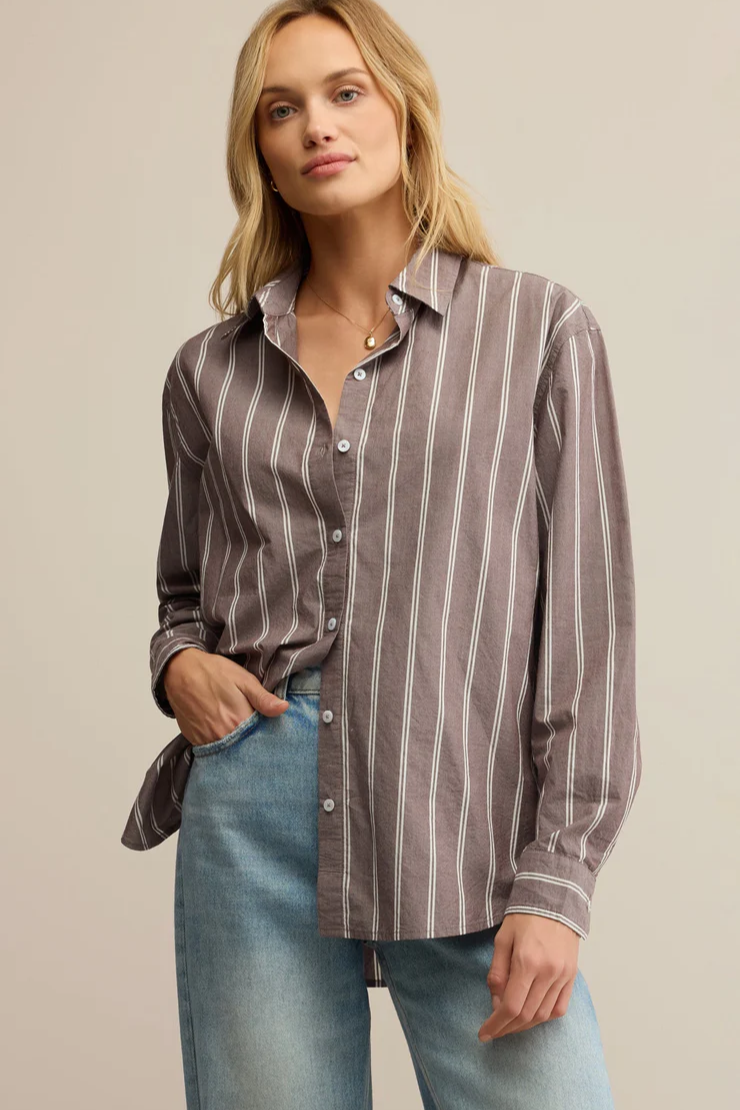 Seaport Striped Poplin Shirt