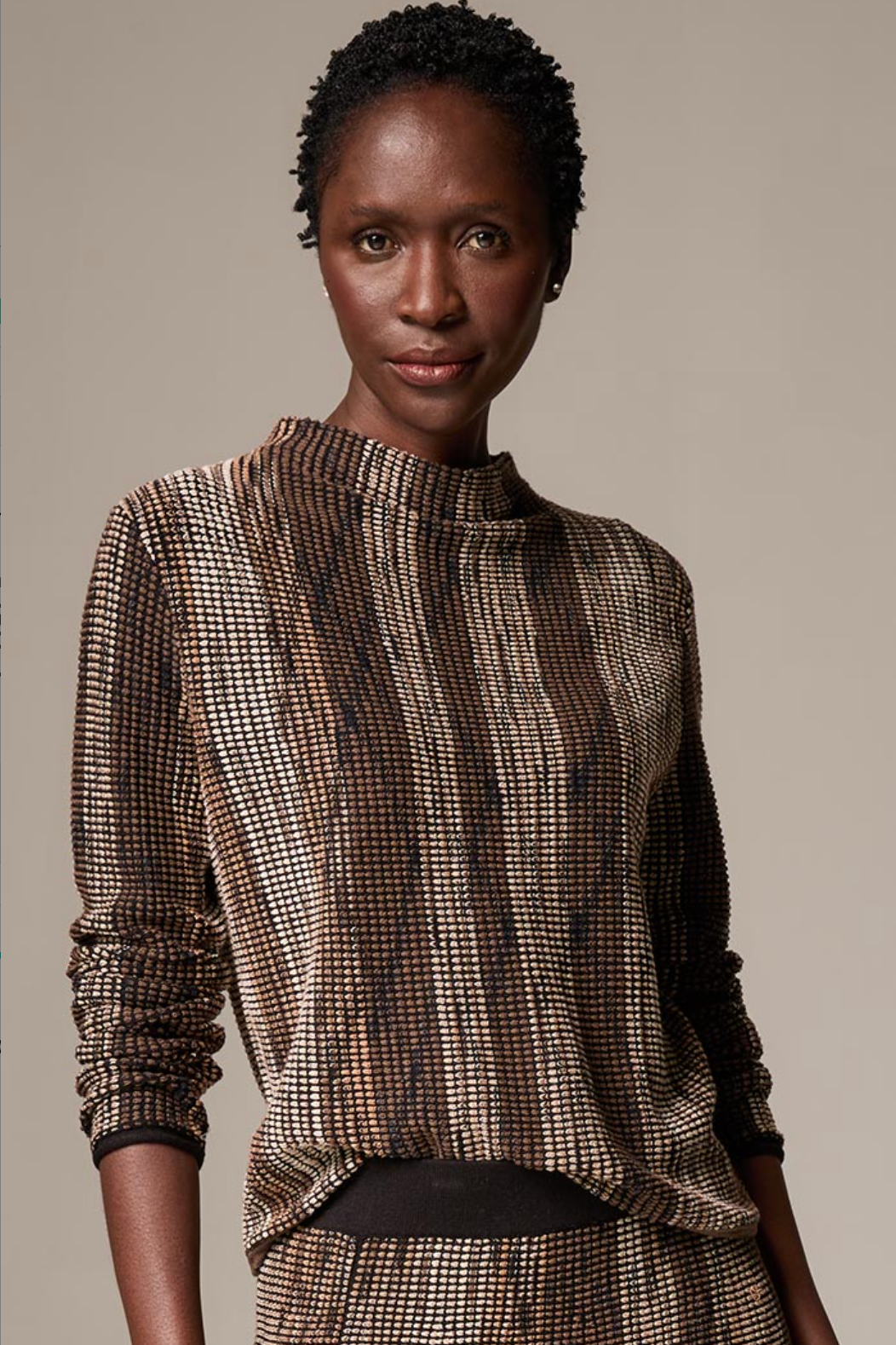 Ombre Pixel Knit Sweater