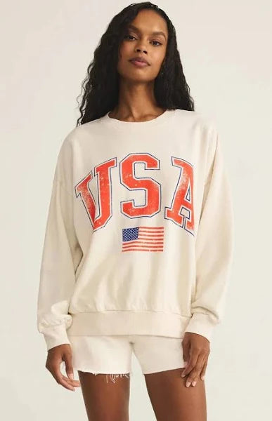 Oversized USA Sweatshirt