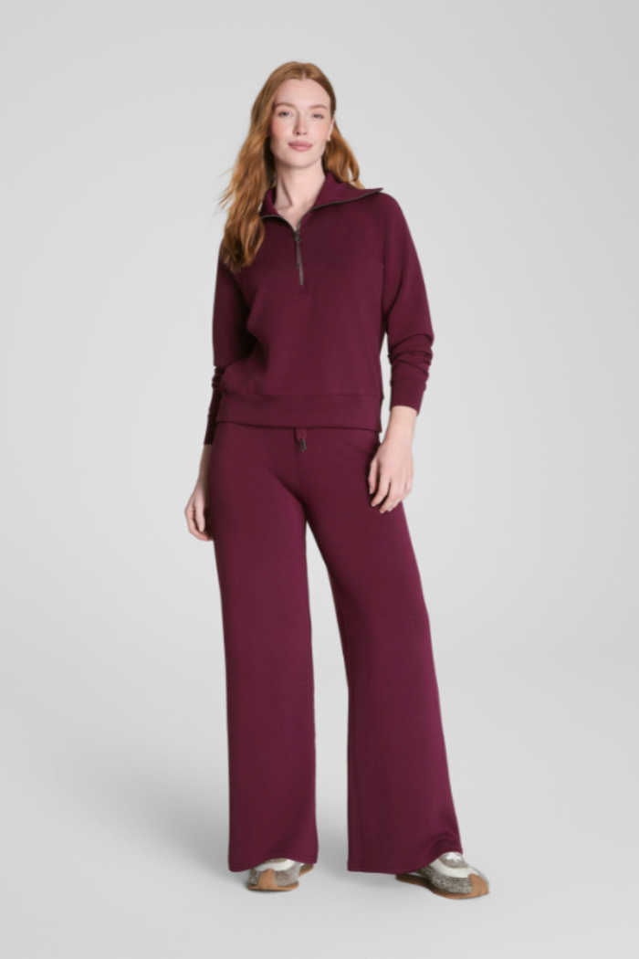 Air Essentials Half Zip Plumberry