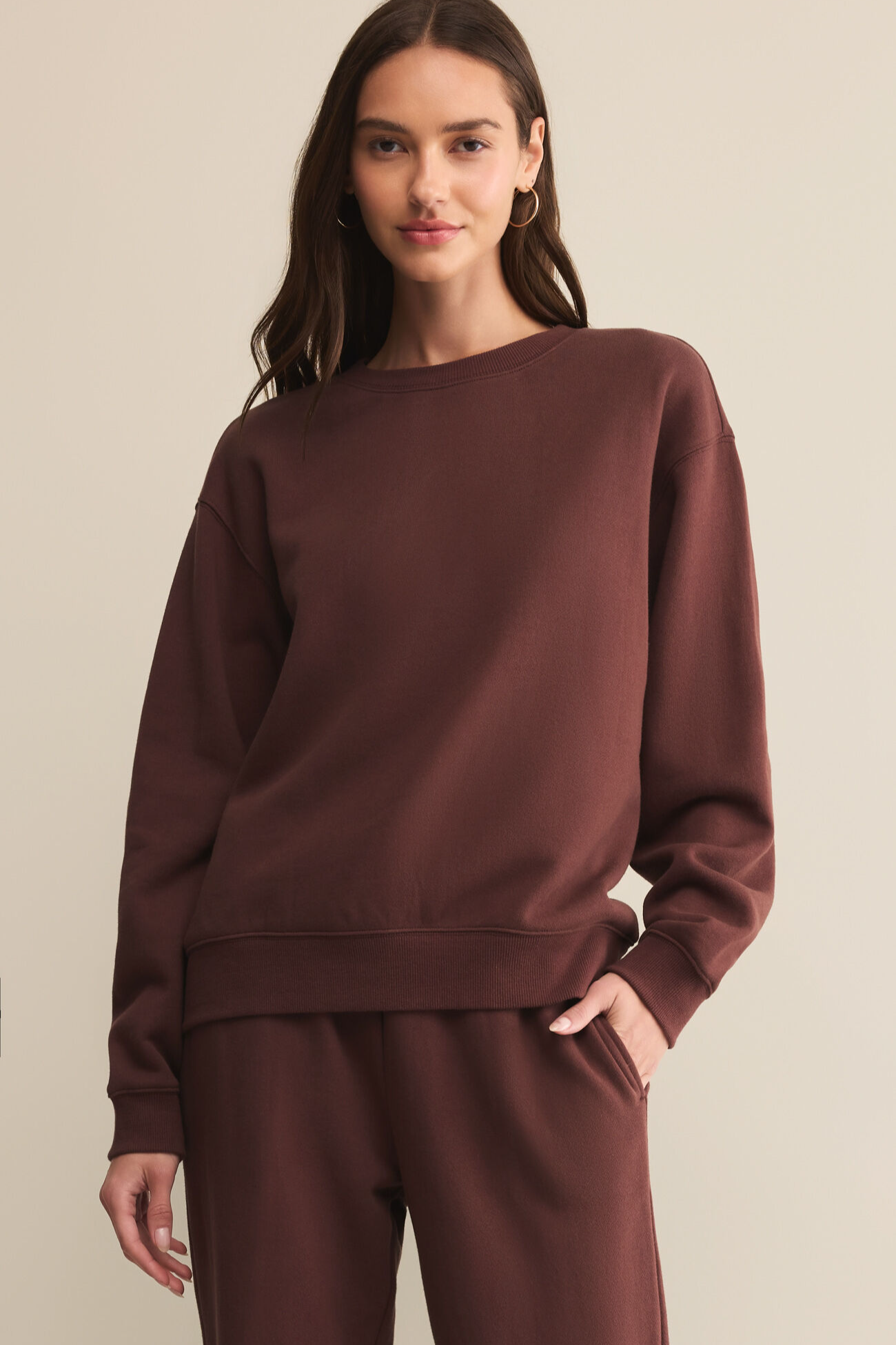 Boyfriend Cotton Sweatshirt