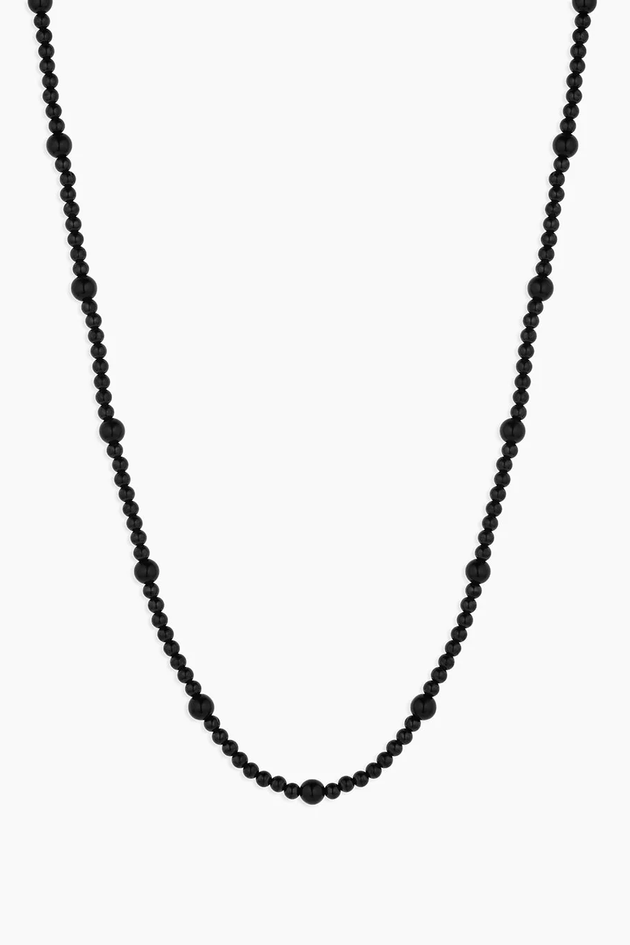 Power Gemstone Long Beaded Necklace