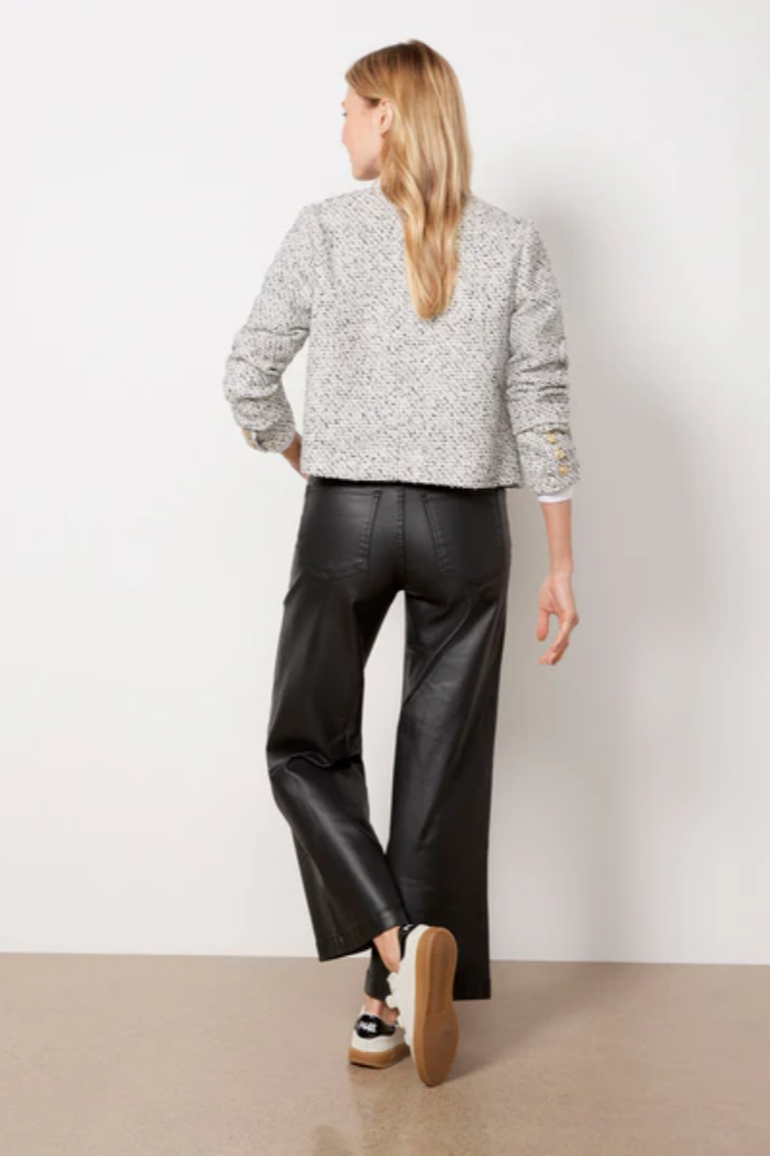 High Rise Meg Fab Ab Wide Leg