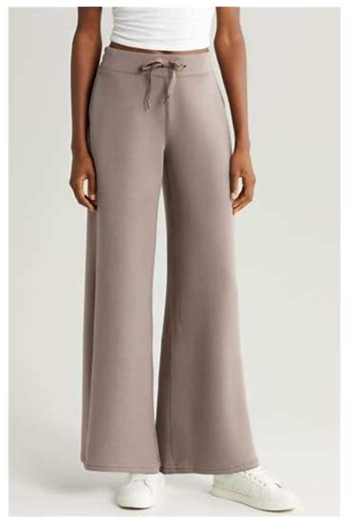 AirEssentials Wide Leg Track Pants-French Gray