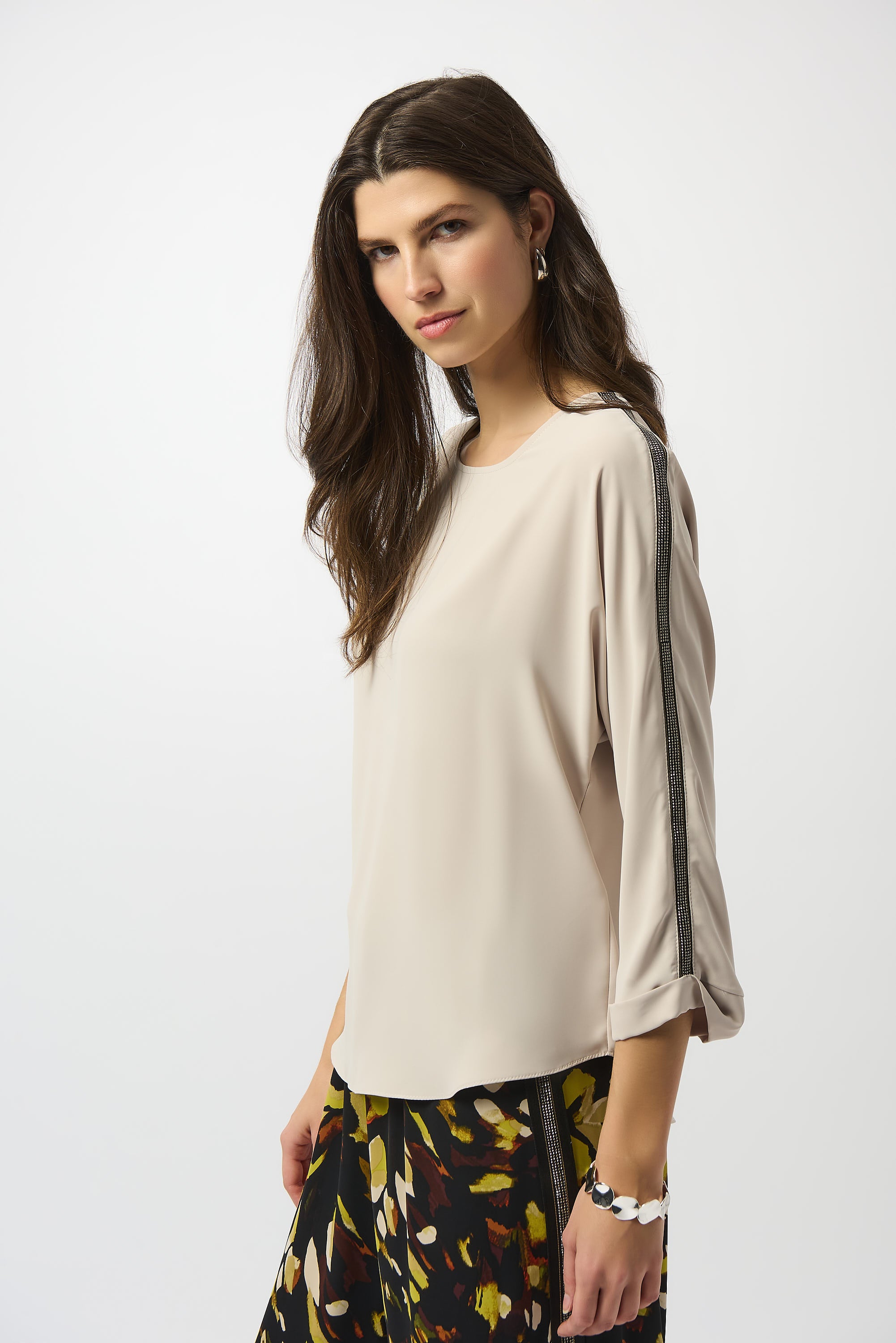 Chic Jewel Crew Pullover