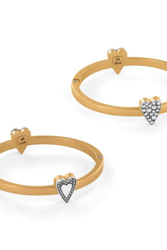 Love Messages "B Bold" Hinged Bangle